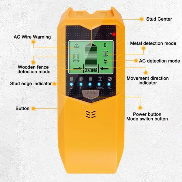 Датчик пошуку шпильок HOTBEST SH402 5-в-1