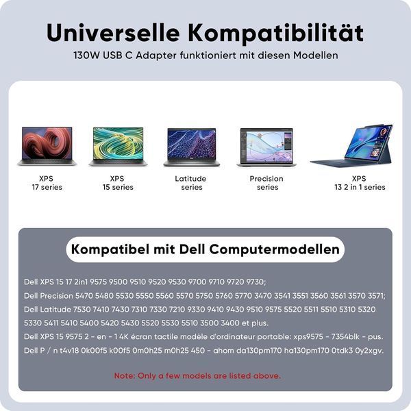 Зарядное для ноутбука Dell