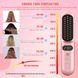 Випрямляюча щітка для укладання волосся Gabrella Hair Straightener Brush Pink