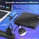 Зовнішній DVD-привід AGPTEK Slim USB 3.0 CD-DVD записувач з Ethernet-адаптером фото 2