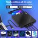Зовнішній DVD-привід AGPTEK Slim USB 3.0 CD-DVD записувач з Ethernet-адаптером фото 6