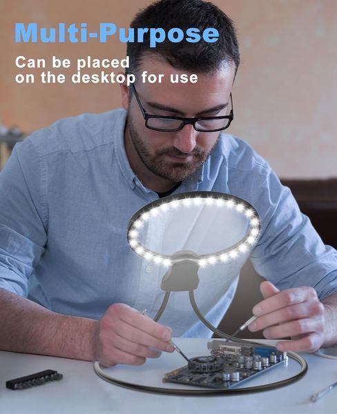 Акумуляторна лупа 5&times; з LED-підсвіткою Nozomia