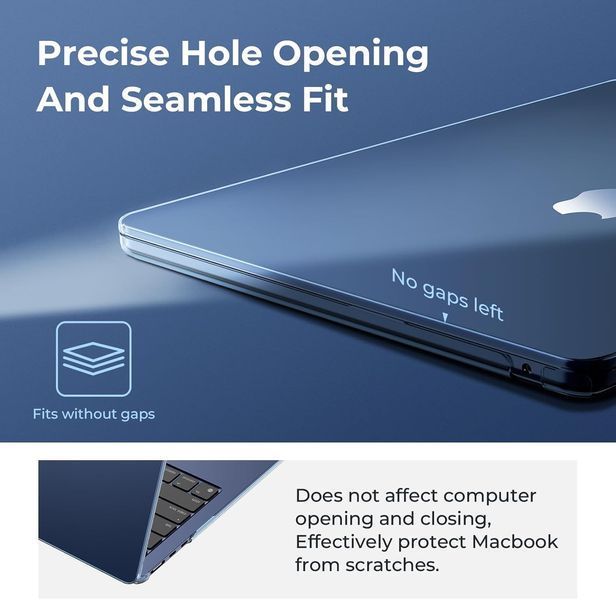 Чохол для MacBook Air 13.6 дюймів A3240 A3113 A2681 (2022 2024 2025) фото